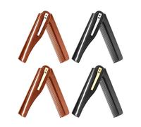 Paquet De 4 Peignes Pliables, Petits Peignes En Plastique, Peignes Portables, Peignes À Cheveux De Voyage, Outils De Coiffure