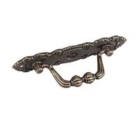Paquet de 4 Poignées de Tiroir en Fer avec Conception pour Poignées de Porte d'armoire, Matériel Antirouille pour la Décoration de Meubles de Bricolage de Maison