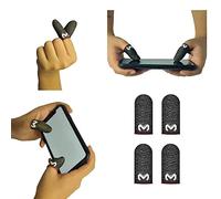Paquet De 4 Pubg Mobile Finger, Witbicg Gants Gaming Gant Doigt Toucher Soyeux Parfait Résistant à La Transpiration - Parfait Pour Le Pouce Et l'Index, Compatible Avec Tous Les Appareils Mobiles