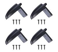 Paquet de 4 rehausseurs de Pieds de Barre de Son, Black