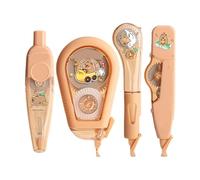 Paquet De 4 Rubans Correcteurs À Bouton-poussoir Pour Une Couverture Fluide Des Erreurs Séchage Rapide Conception Portable Option Multicolore Fournitures Scolaires Et De Bureau Ruban Correcteur