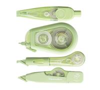 Paquet De 4 Rubans Correcteurs À Bouton-poussoir Pour Une Couverture Fluide Des Erreurs Séchage Rapide Conception Portable Option Multicolore Fournitures Scolaires Et De Bureau Ruban Correcteur