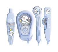 Paquet De 4 Rubans Correcteurs À Bouton-poussoir Pour Une Couverture Fluide Des Erreurs Séchage Rapide Conception Portable Option Multicolore Fournitures Scolaires Et De Bureau Ruban Correcteur