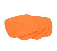 Paquet de 4 Tapis de Nidification de Poulet Doux et Réutilisables pour la Plupart des Nichoirs (ORANGE)