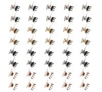 Paquet De 40 Pinces Papillon, Conception Compacte Et Portable, Décoration En Épingle À Cheveux, Pinces Fixes Multicolores, Pinces En Forme De Papillon