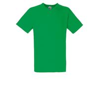 Paquet De 5 Fruit of The Loom Valueweight T-Shirt Col V Basique Uni T-Shirts