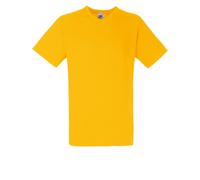 Paquet De 5 Fruit of The Loom Valueweight T-Shirt Col V Basique Uni T-Shirts