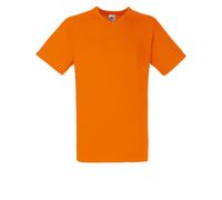 Paquet De 5 Fruit of The Loom Valueweight T-Shirt Col V Basique Uni T-Shirts