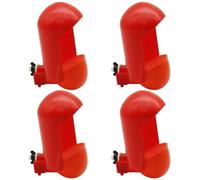 Paquet de 5 gobelets d'abreuvement automatiques pour Poulets avec Couvercle Anti-poussière, gobelets d'arrosage pour Poulets, Canards, oies, cailles, dindes, Distributeur 'Eau sans déversement