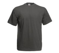 Paquet De 5 Homme Fruit of The Loom Uni Valueweight T-Shirt Col Raz Le Cou Neuf