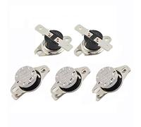 Paquet de 5 KSD301 Commutateur de commande thermique de thermostat à 150 degrés Celsius 250V 10A normalement fermé NC Thermostat Thermostat