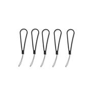 Paquet de 5 sangles pour téléphones mobiles, périphériques USB et porte-clés Black