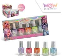 Paquet de 5 vernis à ongles aux couleurs vibrantes