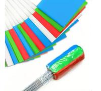 Paquet De 50 Drapeaux De Marquage, Drapeaux Paysagers, for Cour Et Pelouse, Limites Et Dressage De Chiens, Enquête Et Paysage, Arroseur Et Arpenteur, Jardin Et Construction(Multi-colored,50pcs)