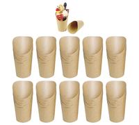 Paquet De 50 Gobelets En Papier Deli, Gobelets En Papier De Fête, Plateaux Alimentaires En Papier Pour Fruits, Collations, Collations Et Plus Encore
