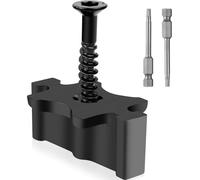 Paquet de 500 fixations de terrasse cachées pour lames de terrasse en composite, clips avec vis de terrasse en métal, clips de fixations universelles pour lames de terrasse