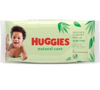 Paquet de 56 lingettes, Soins naturels, L'emballage peut varier, Aloe Verra, Humidité durable (5, Blanche, 280)
