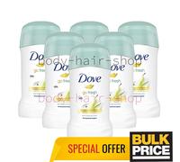 Paquet de 6 bâtons déodorants Dove Go Fresh Pear Aloe protection fiable contr...