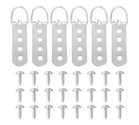 Paquet De 6 Boucles De Suspension En Métal, Équipées De Vis, Fixation De Cadre Photo, Accessoires De Quincaillerie Pour Cadre Photo, Accessoires Pour La Maison, Outils Pour Suspendre Des Objets