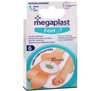 Paquet de 6 pansements de maïs pour les pieds, pansements coricides pour cors aux pieds calleux, protection des pieds orteils - Diamètre 2 cm -JUANIO- G