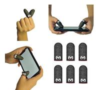 Paquet De 6 Pubg Mobile Finger, Witbicg Gants Gaming Gant Doigt Toucher Soyeux Parfait Résistant à La Transpiration - Parfait Pour Le Pouce Et l'Index, Compatible Avec Tous Les Appareils Mobiles