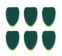 Paquet de 6 Recharges pour Baguettes de Rechange, TêTes en éPonge, Brosse pour Lave-Vaisselle