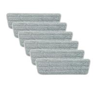 Paquet de 6 tampons vadrouille en microfibre | Recharges de tampons de nettoyage à sec et humide for la plupart des vadrouilles vaporisées
