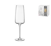Paquet De 6 Verres En Verre Nexo Flûte Cl 24 Transparent Bormioli Rocco