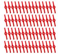 Paquet De 60 Lames De Coupe-Herbe en Plastique, Fournitures De Jardin, Lames De Coupe-Herbe De Remplacement, Accessoires De Coupe-Herbe pour Pelouse, Jardin, Verger, Etc.