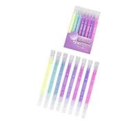 Paquet De 8 À Dessin Avec Poignée Ergonomique Fluide D'écriture Mélangeable, Idéal Pour Les Projets Créatifs Et La Journalisation De Sécurité Pour Les Yeux