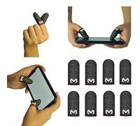 Paquet De 8 Pubg Mobile Finger, Witbicg Gants Gaming Gant Doigt Toucher Soyeux Parfait Résistant à La Transpiration - Parfait Pour Le Pouce Et l'Index, Compatible Avec Tous Les Appareils Mobiles