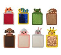 Paquet De 8 Tapis Sensoriels Sur Le Thème Des Animaux, Mini Dalles Sensorielles, Panneau Mural Sensoriel Texturé Assorti Pour Garçons Filles Autistes, Jouets Pour Troubles Sensoriels Pour Salle