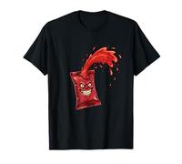 Paquet de Boisson Rouge Effrayant Monstre Souriant maléfique T-Shirt