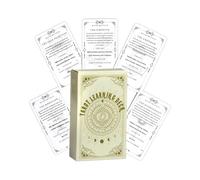 Paquet De Cartes De Tarot | 78 Feuilles de Divination de la Destinée et Plateau de Jeu,Outils De Divination Du Tarot,Pour Famille Soirées Fêtes Expérience Amusante Et Captivante Déroulement Imaginaire