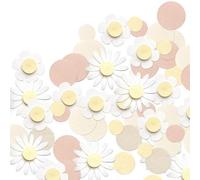 Paquet De Confettis Colorés En Forme De Marguerite - Décoration D'anniversaire, Table De Mariage, Fête Prénatale - Fournitures De Fête