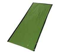 Paquet de Couchage d'urgence PE Aluminium Vert pour Camping