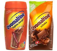 Paquet de dégustation Poudre de boisson à l'ovomaltine en paquet de 2, 450 g de chocolat en poudre, 500 g d'étain en poudre de Cassic