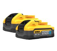 Paquet De Deux Batteries Slide DEWALT POWERSTACK 18V 5.0Ah Li-ion DEWDCBP518H2