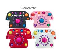 Paquet De Jouets Anti-Stress Pour Enfant, Grande Bulle Push, Fossette Simple, Poignée De Téléphone, Jeu Anti-Stress, Kawaii