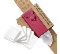 LastTissue Paquet de Mouchoirs en Tissu Bio de (Red, 1 Count (Pack of 6))