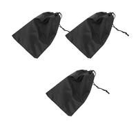 Paquet de Natation Étanches Camping 3 Pièces en Oxford Noir, pour Maillots | Pochette Imperméable Réutilisable, Rangement Large, pour Pluie Soudaine, Vêtements et Affaires