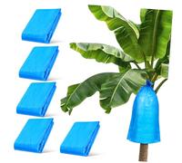 Paquet de Protection pour Bananes en Plastique 140x75x0,2cm 5 Pcs | Mousse EPE, Bordure Soignée, Aide à Maturation, pour Bananier et Verger, Accès Facile