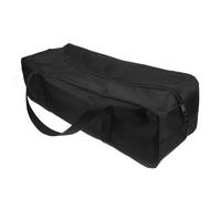 Paquet de Rangement Noire, Toile Oxford pour Ustensiles de Barbecue | Portable, Lavable en Machine, Usage Camping Cuisine, Fermeture Éclair Robuste, Organise les Accessoires