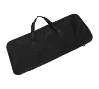 Paquet de Rangement pour Barbecue en Tissu Oxford Noir, Léger | Pochette Zippée, Design Simple Logo Aléatoire, pour Camping et Randonnée, pour Cuillère et Fourchette
