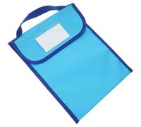 Paquet de Rangement pour Livres en Nylon Bleu, Réutilisable et Multi-usage