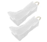 Paquet de Rangement Zippé pour Chaussures, Grand Modèle 2 Pièces PVC