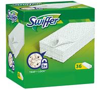 Swiffer Chiffons anti-poussière 1841802 Pad Floor Dry – 36 pièces