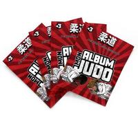 Paquet de Stickers Mon Album Judo - 8 Autocollants à Collectionner - 5 Holographiques à Découvrir - Extension Album Judo Fighting Films - Techniques Ceinture Jaune à Bleue