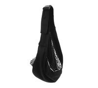 Paquet de Transport pour Animaux Épaule, Grand Format, Noir, Coton | Ouvertures Réglables, Deux Paires de Boutons, pour Chats et Petits Chiens