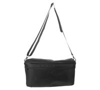 Paquet de Transport pour Enceinte Audio, Coque Rigide Noire en Nylon | Bandoulière Réglable, Poche Frontale Pratique, Rembourrage Doux, Usage Quotidien et Déplacements